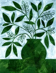 Green Plant Still Life