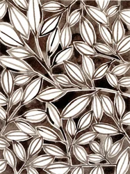 Sepia Botanical Pattern