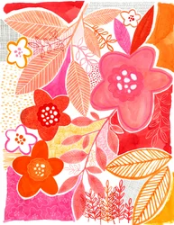 Vibrant Botanical Blooms