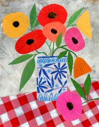 Vibrant Summer Poppies