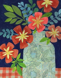 Vibrant Vase Flowers