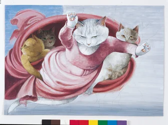 Illustration from Cats Galore! A Compendium of Cultured Cats