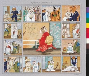 Illustration from Cats Galore! A Compendium of Cultured Cats
