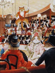 Illustration from Cats Galore! A Compendium of Cultured Cats