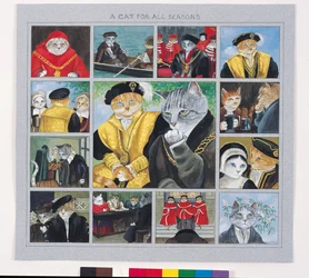 Illustration from Cats Galore! A Compendium of Cultured Cats