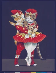 Illustration from Cats Galore! A Compendium of Cultured Cats