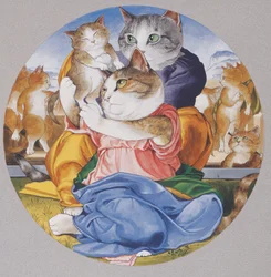Illustration from Cats Galore! A Compendium of Cultured Cats