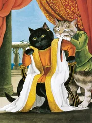 Illustration from Shakespeare Cats: Poster Book