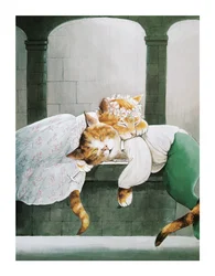 Illustration from Shakespeare Cats: Poster Book