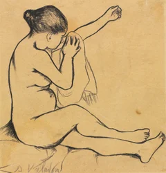 Seated Female Nude