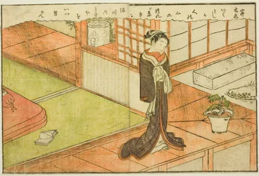 Double-page Illustration from Vol. 2 of "Picture Book of Spring Brocades"