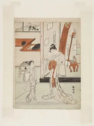Geisha and Attendant