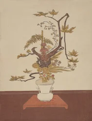 Ike Bana Flower Arrangement in the Ike-no-bo Style, probably 1765