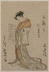 Kureha of Gakuiseya from Selection of Beauties from the Pleasure Quarters