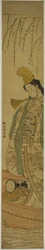 Shirabyoshi Dancer Standing in Asazuma Boat