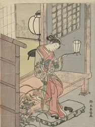 Young Woman with a Lantern, 1765-70