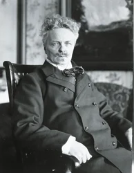 August Strindberg in His House at Stockholm