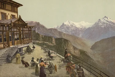 Berner Oberland: Schynige Platte, Terrace