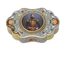 Gold Box with Enamelled Portrait of Viceroy Abbas I of Egypt, c.1820