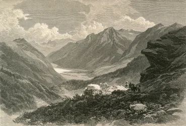 Scene in the Valley of Poschiavo, Southern Grisons