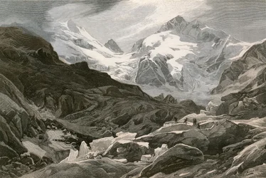 The Morteratsch Glacier, Upper Engadine