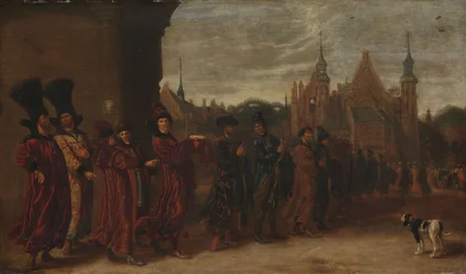 The Legation from the Tsar of Muscovy on its Way to a Meeting of the States-General in The Hague