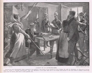Arrest of an oath breaker