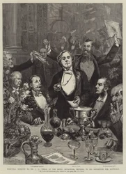 Farewell Banquet to Mr J L Toole, at the Hotel Metropole, Previous to His Departure for Australia