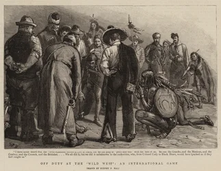 Off Duty at the Wild West, an International Game