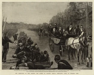 The Inspection by Her Majesty the Queen of Colonel Seely