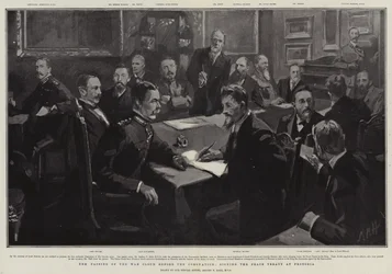 The Passing of the War Cloud before the Coronation, signing the Peace Treaty at Pretoria