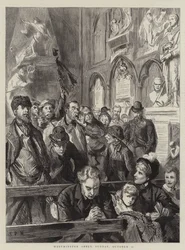 Westminster Abbey, Sunday, 23 October