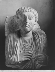 Funerary relief of a male figure, from Palmyra, Syria