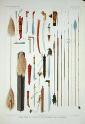 Weapons from Borneo, from 