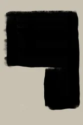 Abstract Black Form