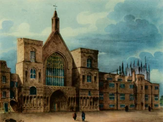 New Palace Yard and Entrance to Westminster Hall