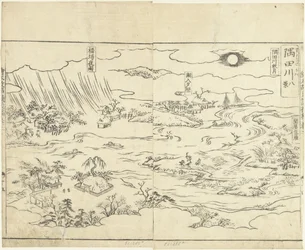 Eight Views of the Sumida River (Ehon Kojidan)