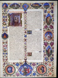 Prologue, from first volume of Bible of Borso d
