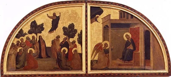The Ascension and the Annunciation, Lunette