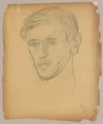 Self-Portrait - Head Three-Quarter Turned Left