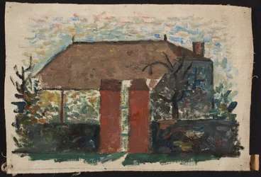 House with a Red Gate