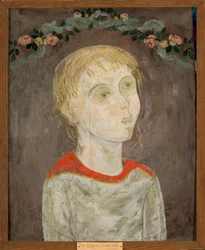 Girl with a Flower Garland