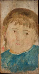 Girl in a Blue Dress
