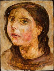 Head of a Girl with Her Mouth Open