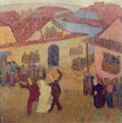 Jewish Wedding in Town