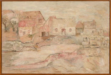 Breton Landscape with a Seated Man
