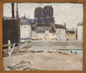 Landscape with Notre-Dame Cathedral