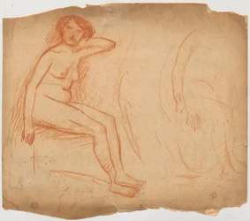 Study of a Seated Nude Woman