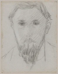 Portrait Study of a Young Bearded Man
