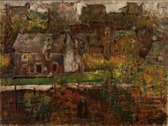 View of a City by the Water